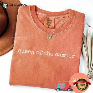 Queen of the Camper Basic Comfort Colors Shirt 1 InkInAction.com