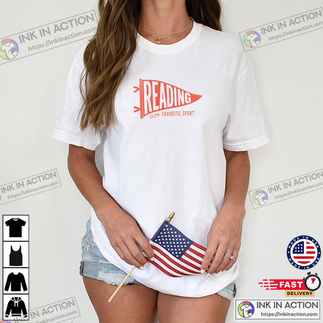 Reading Is My Favorite Sport, Book Lovers Sport Comfort Colors Shirt