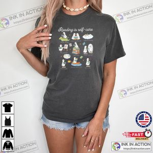 Reading Is Self Care, Silly Goose Reading Book Comfort Colors Shirt