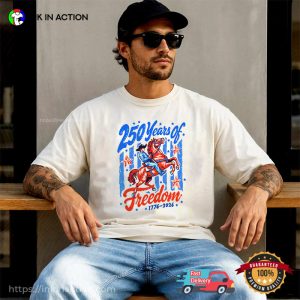 Retro 250 Years Of Freedom Cowboy Horse Comfort Colors Shirt Retro 250 Years Of Freedom Cowboy Horse Comfort Colors Shirt