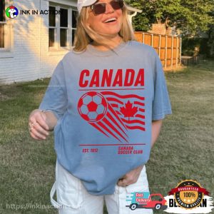 Retro Canada Soccer Club FIFA World Cup 26 Comfort Colors Shirt 3 InkInAction.com