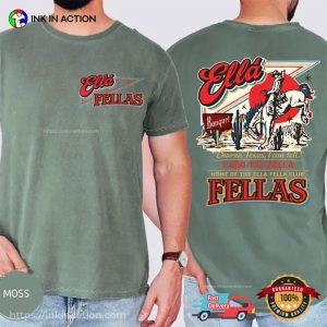 Retro Ella Fellas Home Of The Ella Fella Club Comfort Colors Shirt 1 InkInAction.com