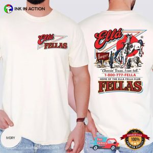 Retro Ella Fellas Home Of The Ella Fella Club Comfort Colors Shirt 3 InkInAction.com
