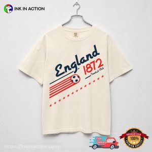 Retro England Football Club FIFA World Cup 26 Comfort Colors Shirt 2 InkInAction.com