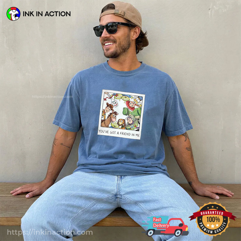 Retro Pixar Toy Story You've Got A Friend in Me Comfort Colors Shirt Retro Pixar Toy Story You've Got A Friend in Me Comfort Colors Shirt