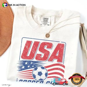 Retro USA Soccer Club FIFA World Cup 26 Comfort Colors Shirt 1 InkInAction.com