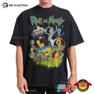 Rick And Morty Vintage Style Comfort Colors Shirt