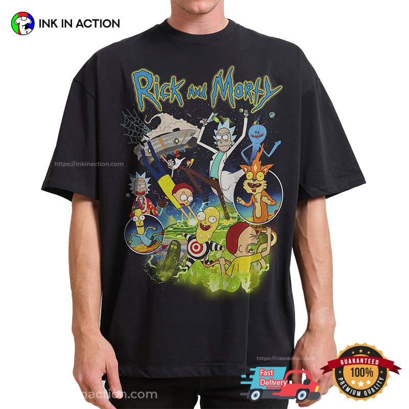 Rick And Morty Vintage Style Comfort Colors Shirt