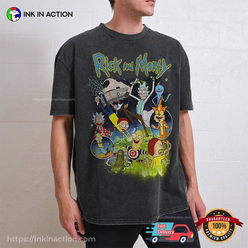 Rick And Morty Vintage Style Comfort Colors Shirt