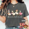 Silly Teachers Build Character, School First Day Goose Teacher Comfort Colors Shirt