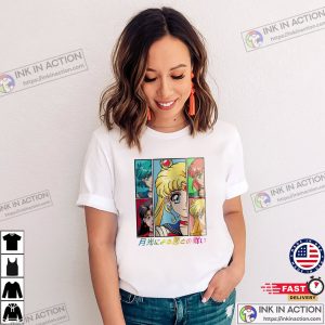 Sailor Guardians Sailor Moon Japanese Anime Fan Tee