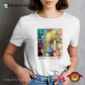 Sailor Guardians Sailor Moon Japanese Anime Fan Tee