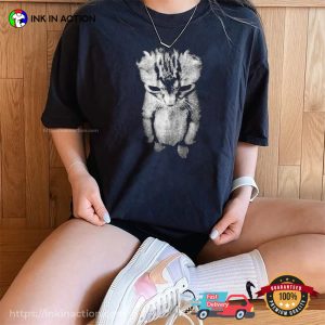 Standing Sad Kitten Meme Graphic Comfort Colors Shirt