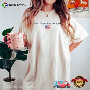 Stars, Stripes, & Human Rights 4th July Liberal Comfort Colors Shirt