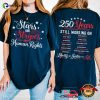 Stars And Stripes And Human Rights America 250th Anniversary Comfort Colors Shirt