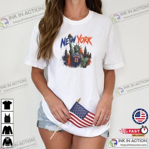 Statue Of Liberty New York Knicks Basketball​ Comfort Colors Shirt