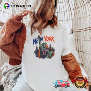 Statue Of Liberty New York Knicks Basketball​ Comfort Colors Shirt