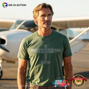Text Airplane Mechanic Aviation Gift Tee 3 InkInAction.com