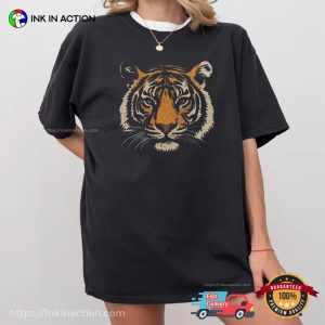 Tiger Wild Cat Graphic Comfort Colors Shirt 1 InkInAction.com