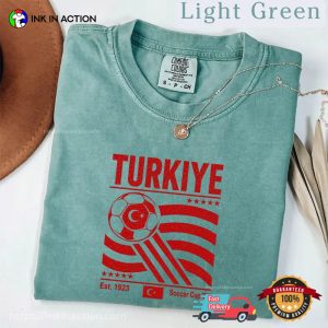 Turkiye Soccer Cup 26 World Cup Comfort Colors Shirt 2 InkInAction.com