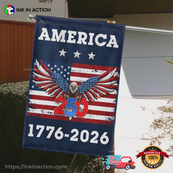 USA Patriotic Eagle america 250 flags 1 InkInAction.com 600x600