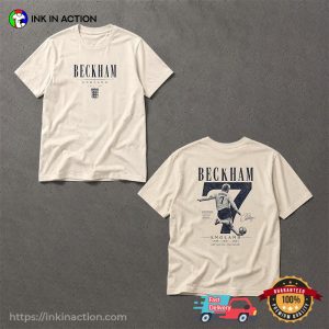 Vintage Beckham England Football 2-sided Shirt