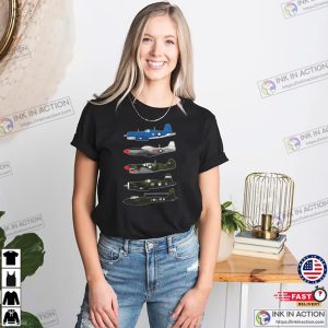 WW2 Warbirds America Airforce, Classic Planes Shirt