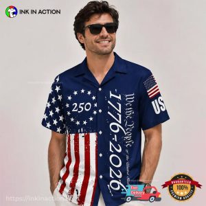 We The People America 250 Patriotic Aloha Shirt 1 InkInAction.com