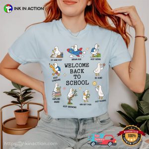 Welcome Back To School, Silly Goose Teacher Comfort Colors Shirt