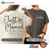 Wifey And Hubby, Custom Just Married Matching Comfort Colors Shirt