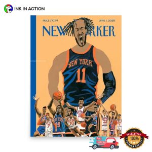 new york knicks basketball Art Cover Poster 2 InkInAction.com
