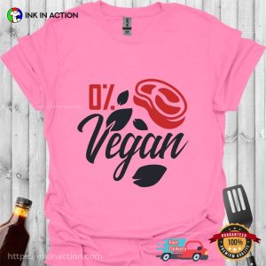 0% Vegan Funny Meat Lover Tee