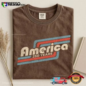 4th Of July America 250 Years Patriot Day Comfort Colors Shirt 1 InkInAction.com