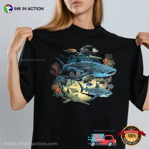 90s Sea Animals Shirt Marine Biology