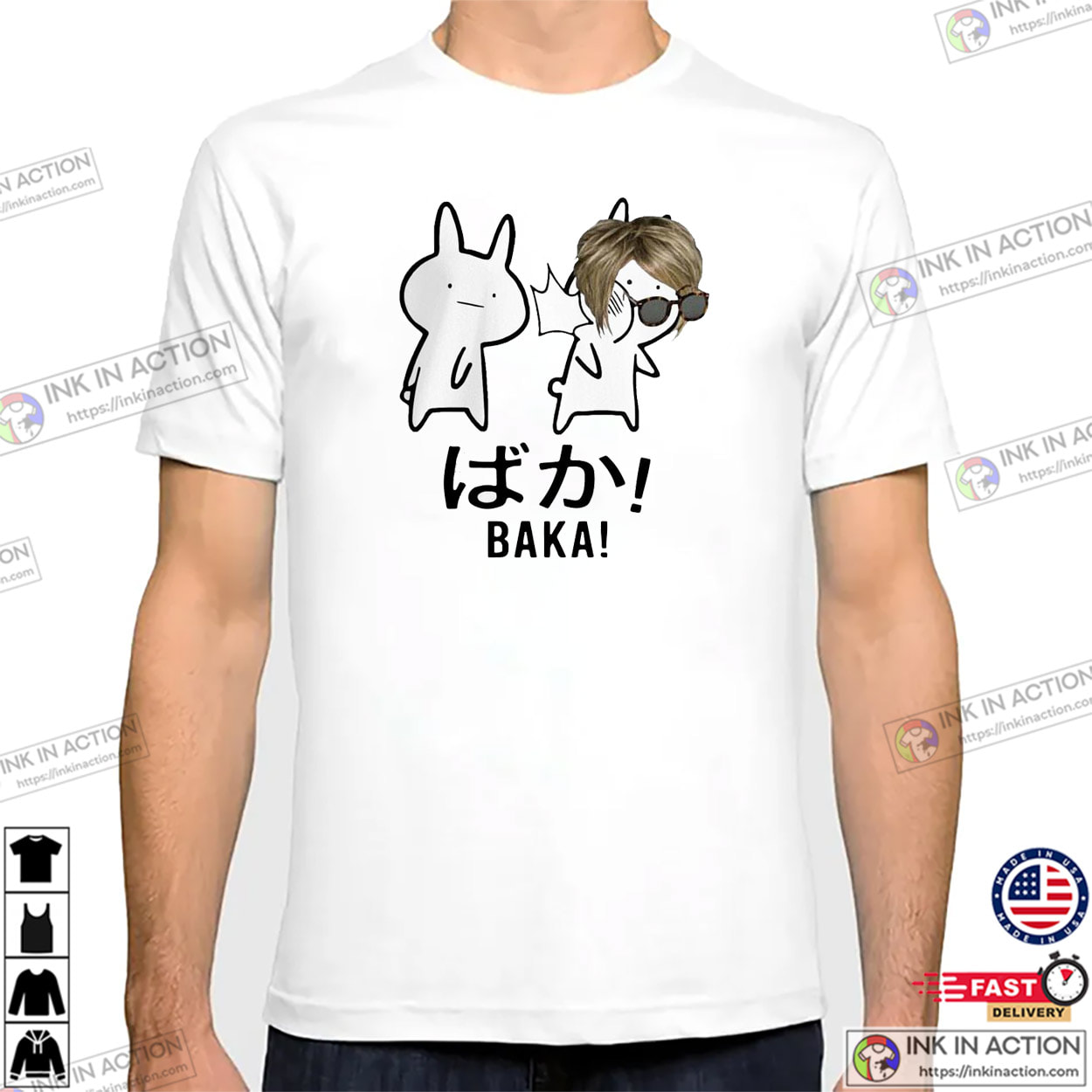 Baka Rabbit Slap Meme Sticker Shirt Baka Rabbit Slap Meme Sticker Shirt