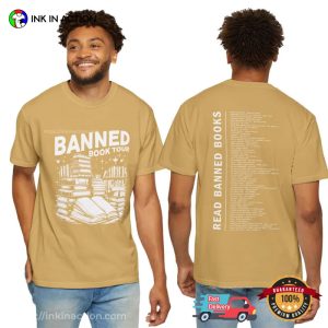 Banned Books Tour 2-sided Comfort Colors Shirt