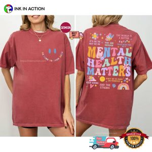 Be Kind To Your Mind, Mental Health Matters Comfort Colors Shirt