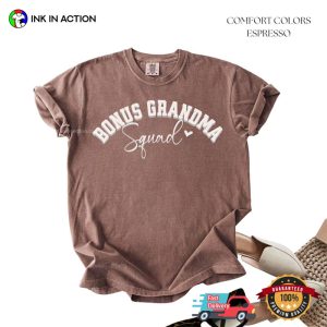 Bonus Grandma Squad Funny Stepgrandma Gifts Comfort Colors Shirt
