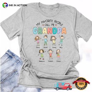 Call Me Grandpa Custom Grandparent Gifts DIY Shirt