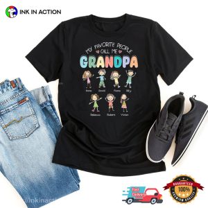 Call Me Grandpa Custom grandparent gifts diy Shirt 2 InkInAction.com