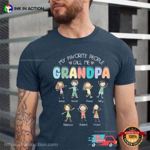 Call Me Grandpa Custom Grandparent Gifts DIY Shirt