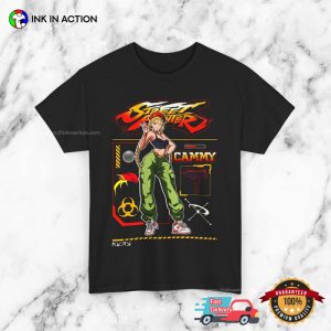 Cammy White street fighter shirt 3