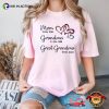 Custom Birthday Grandma Gifts Heart Comfort Colors Shirt