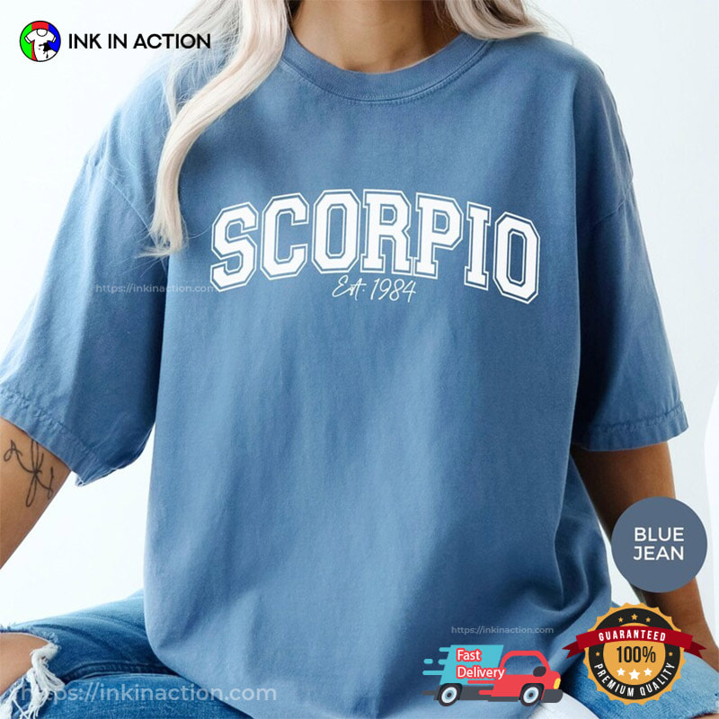 Custom Scorpio Horoscope Gifts Comfort Colors Shirt