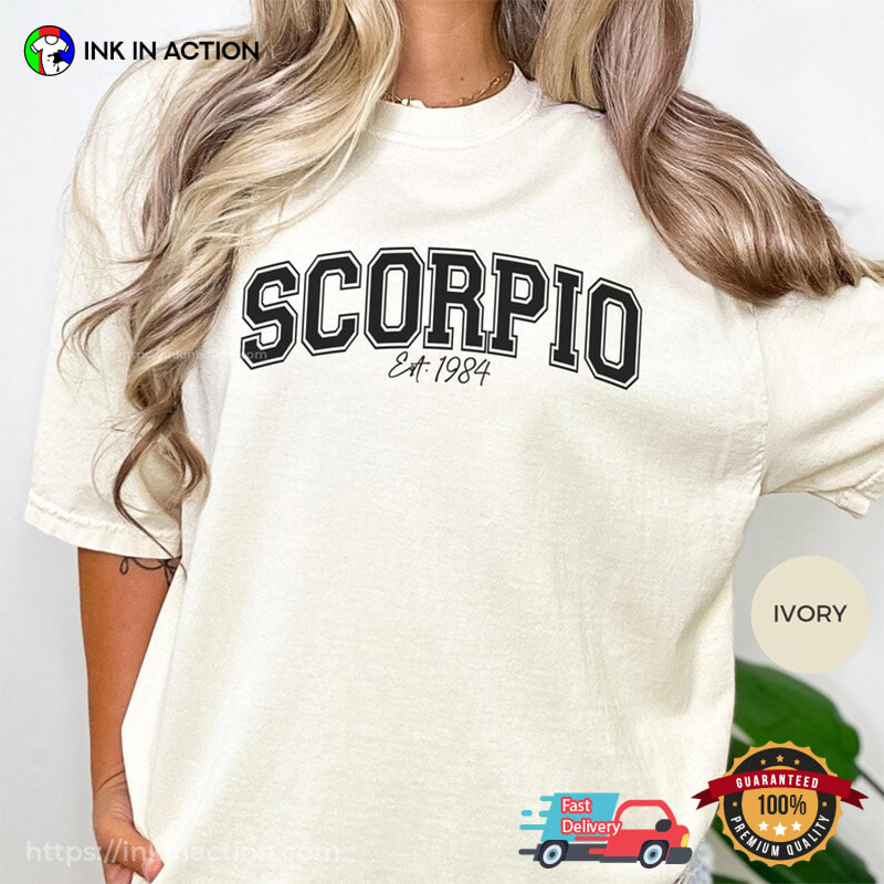 Custom Scorpio Horoscope Gifts Comfort Colors Shirt