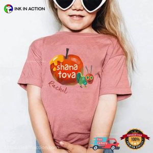 Custom Shana Tova Apple Honey Rosh Hashanah Snack Comfort Colors Shirt