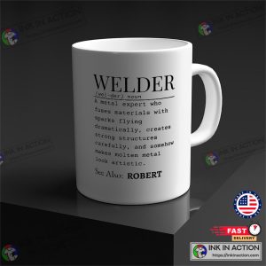 Custom Welder Definition Funny Coffee Cup