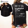 Custom Zodiac Birthday Gift Sagittarius Comfort Colors Shirt