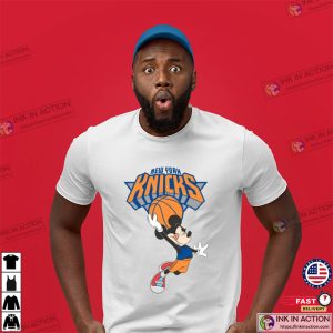 Disney Mickey New York Knicks Basketball Tee