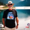 Dolphins Sunset Screen Retro Aesthetic Shirt